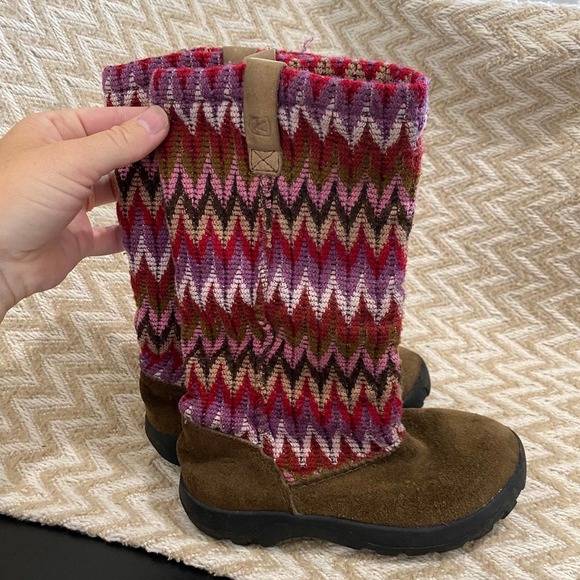 Keen Auburn Navajo Knit Sweater Boots 